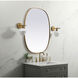 Brynn 40 X 30 inch Brass Mirror in 30 x 40