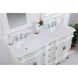 Danville 60 X 21 X 36 inch Antique White Vanity Sink Set