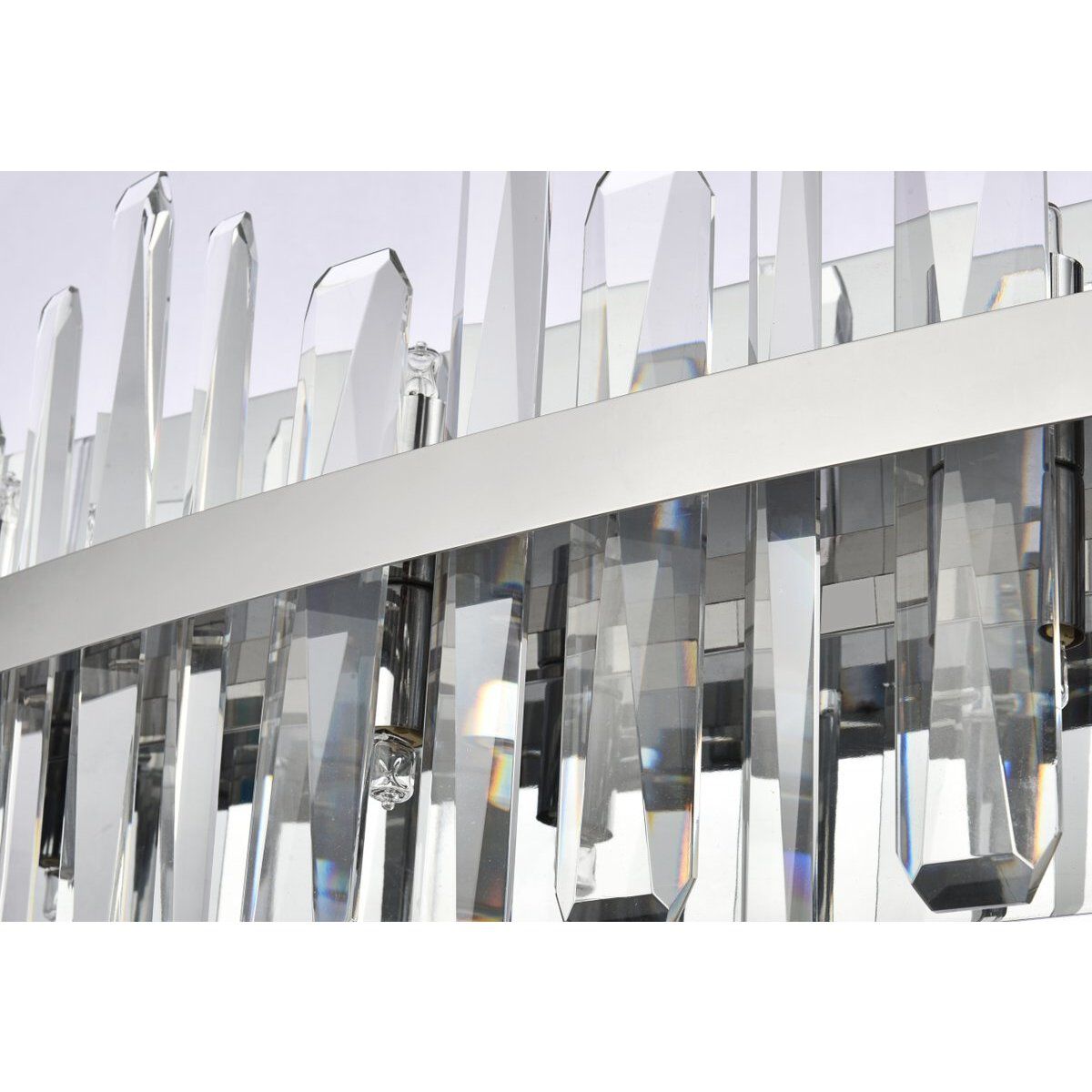 Serena 10 Light 36 inch Chrome Bath Sconce Wall Light