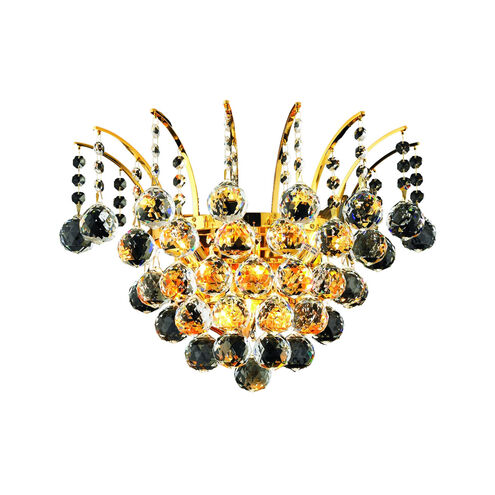 Victoria 3 Light 16 inch Gold Wall Sconce Wall Light in Royal Cut