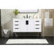 Eugene 48 X 22 X 34 inch White Vanity Sink Set