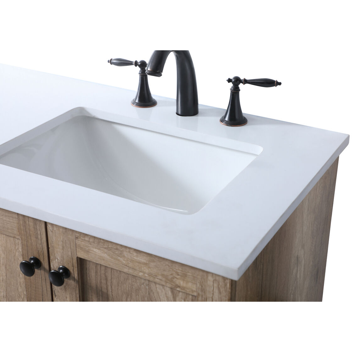 Soma 60 X 19 X 34 inch Natural Oak Vanity Sink Set in 2