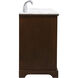 Americana 72 X 22 X 35 inch Teak Vanity Sink Set
