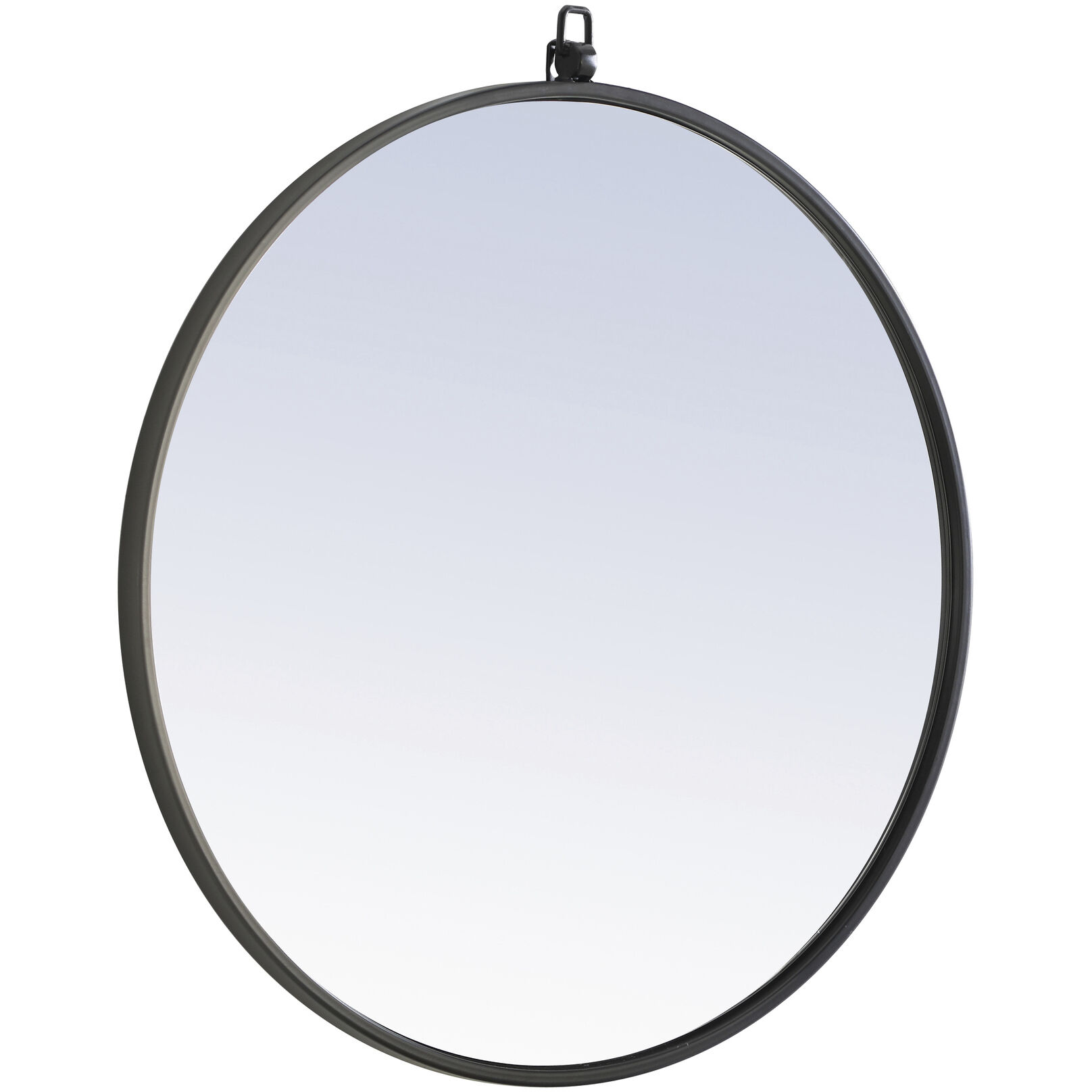 Eternity 24 X 24 inch Black Wall Mirror