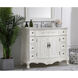 Danville 42 X 42 X 36 inch Antique White and Antique Bronze Vanity Sink Set