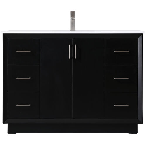 Hayes 48 X 22 X 35 inch Black Vanity Sink Set