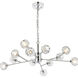 Graham 12 Light 35 inch Chrome Pendant Ceiling Light