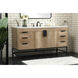 Eugene 60 X 22 X 34 inch Natural Oak Vanity Sink Set