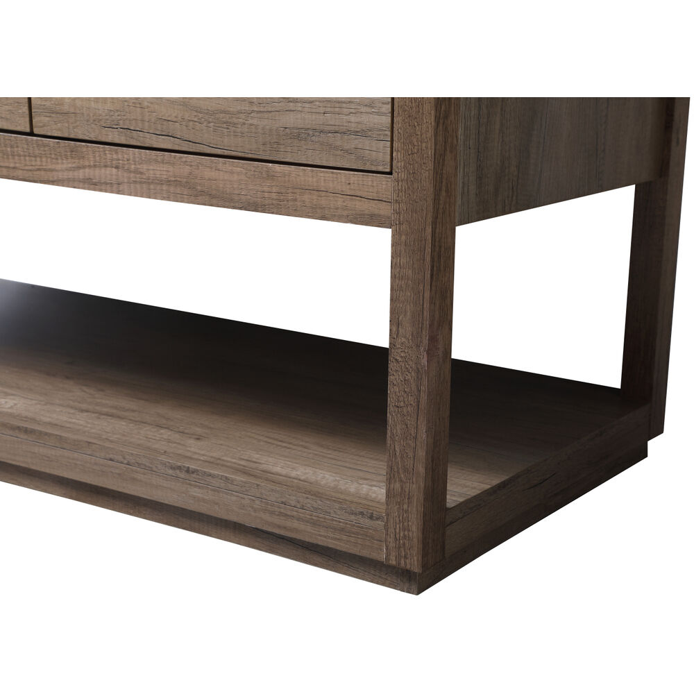 Larkin 54 X 22 X 34 inch Natural Oak Vanity Sink Set