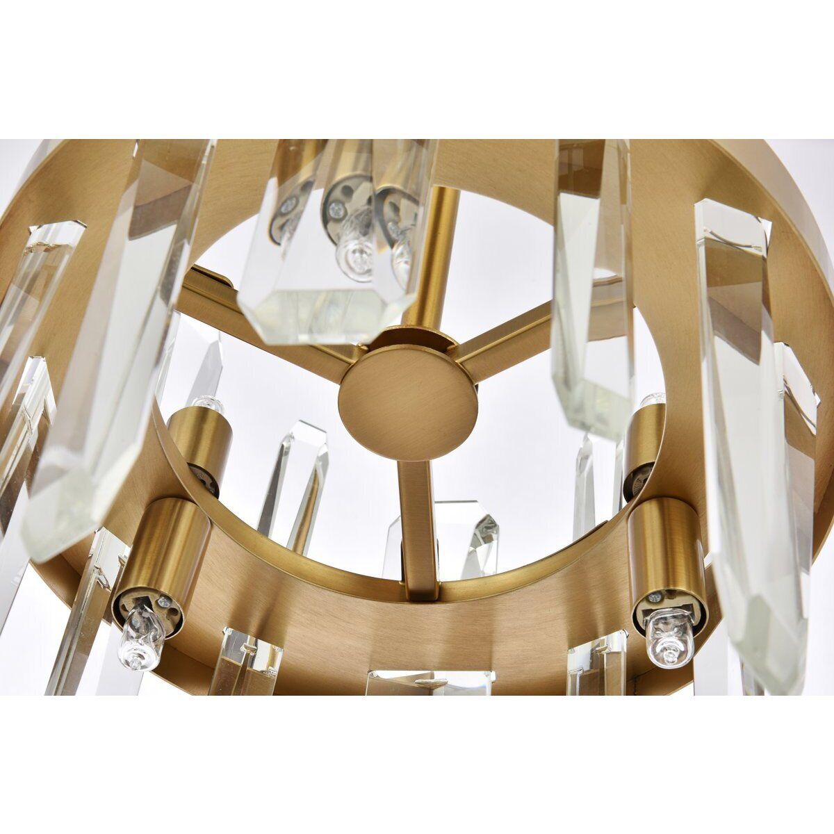 Serena 6 Light 10 inch Satin Gold Pendant Ceiling Light