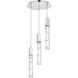 Aurora 3 Light 16 inch Black Chandelier Ceiling Light