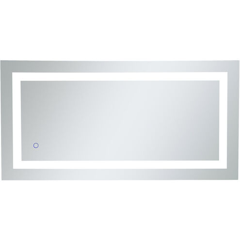 Helios 40 X 20 inch Silver Lighted Wall Mirror