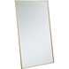 Monet 60 X 36 inch Brass Wall Mirror