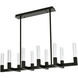 Noemi 10 Light 12 inch Black Pendant Ceiling Light