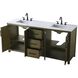 Alina 72 X 34 inch Hazel Oak Bathroom Vanity Cabinet