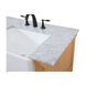Clement 60 X 22 X 34 inch Natural Wood Bathroom Vanity Cabinet