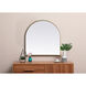 Ayra 36 X 36 inch Brass Mirror