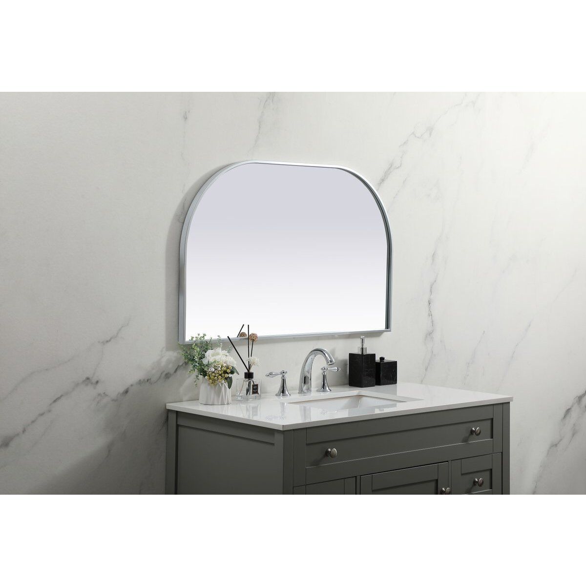 Blaire 39 X 24 inch Silver Mirror