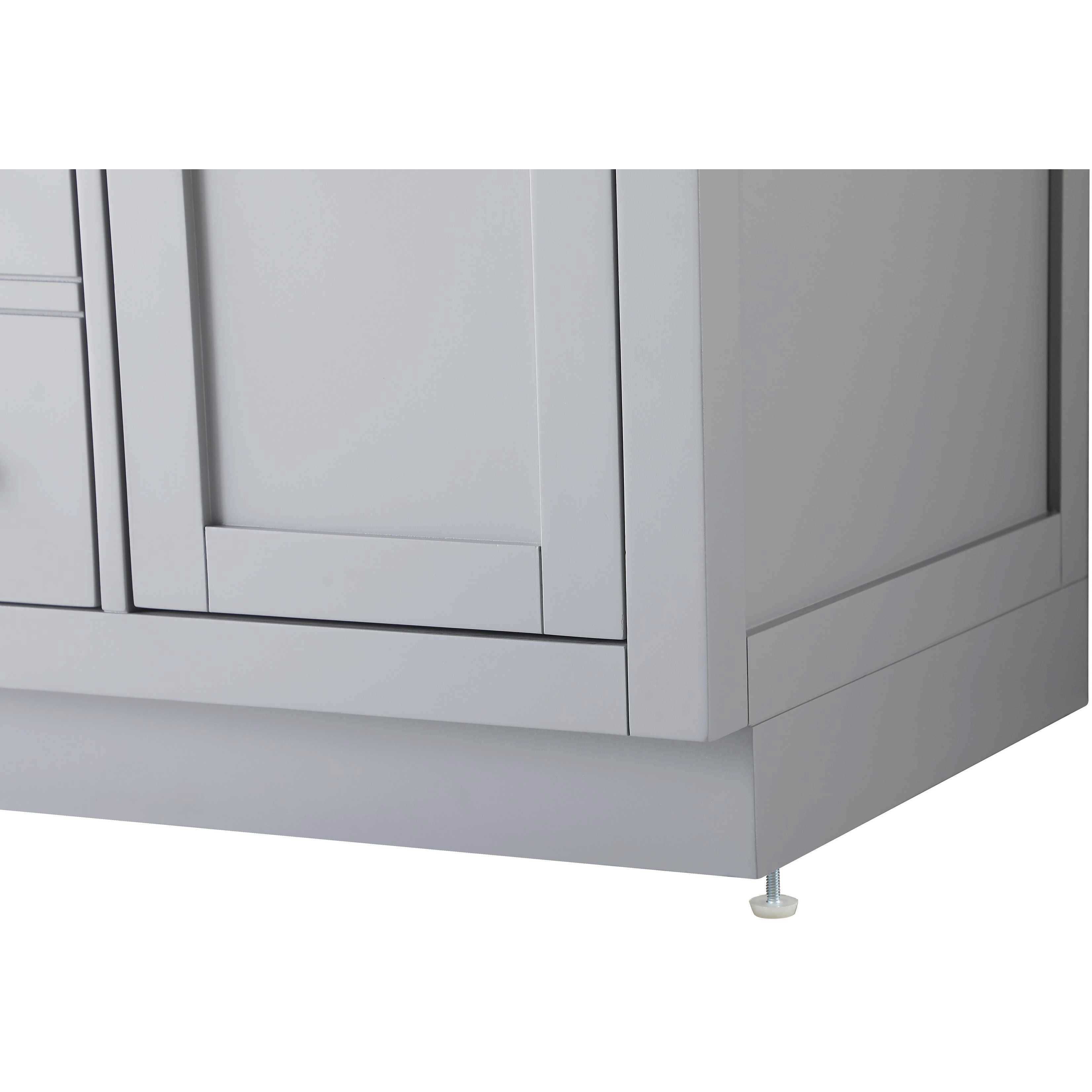 Alden 42 X 35 inch Grey Bathroom Vanity Cabinet