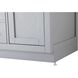 Alden 42 X 35 inch Grey Bathroom Vanity Cabinet