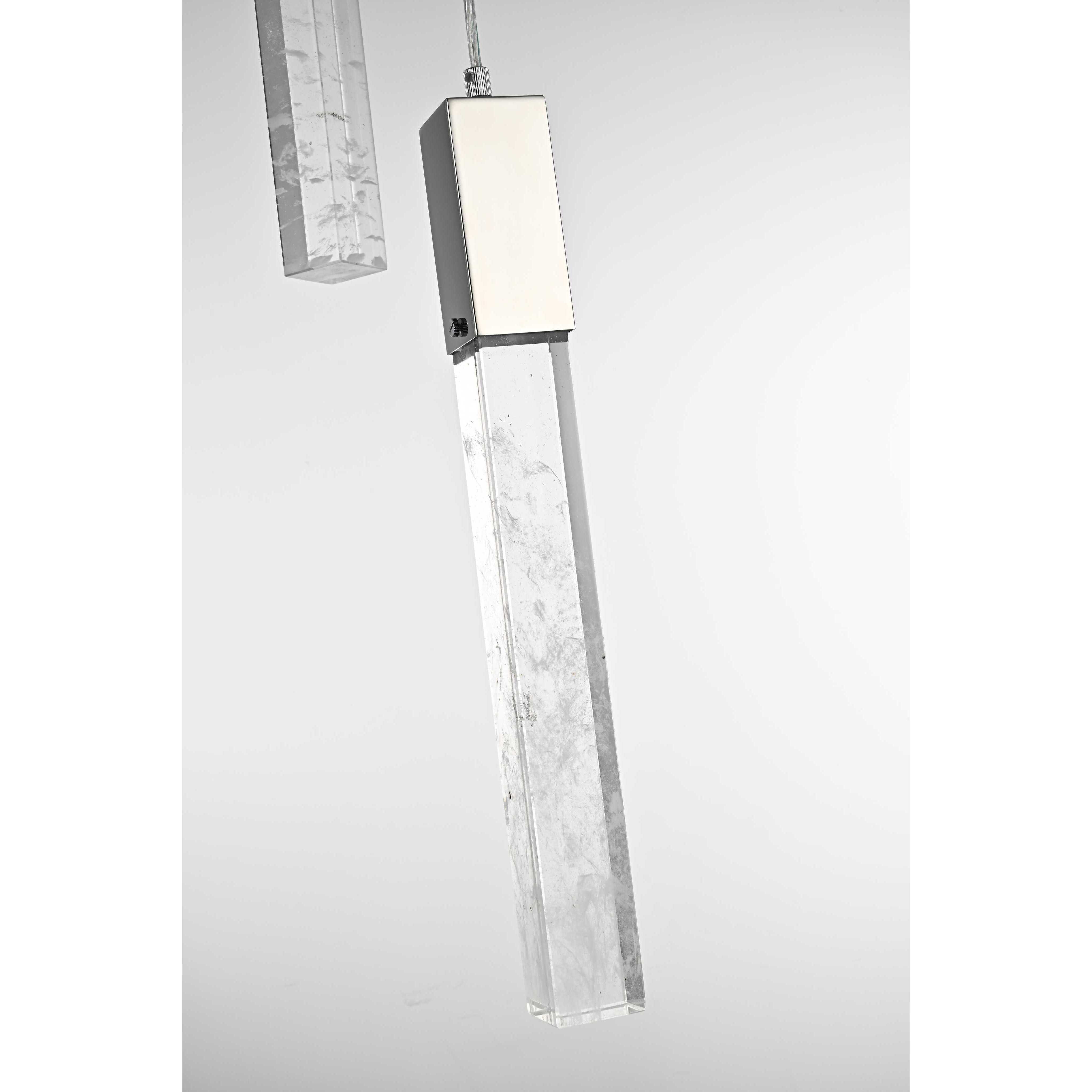 Aurora 6 Light 12 inch Chrome Pendant Ceiling Light