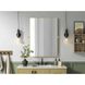 Amoura 48 X 30 inch Brass Mirror