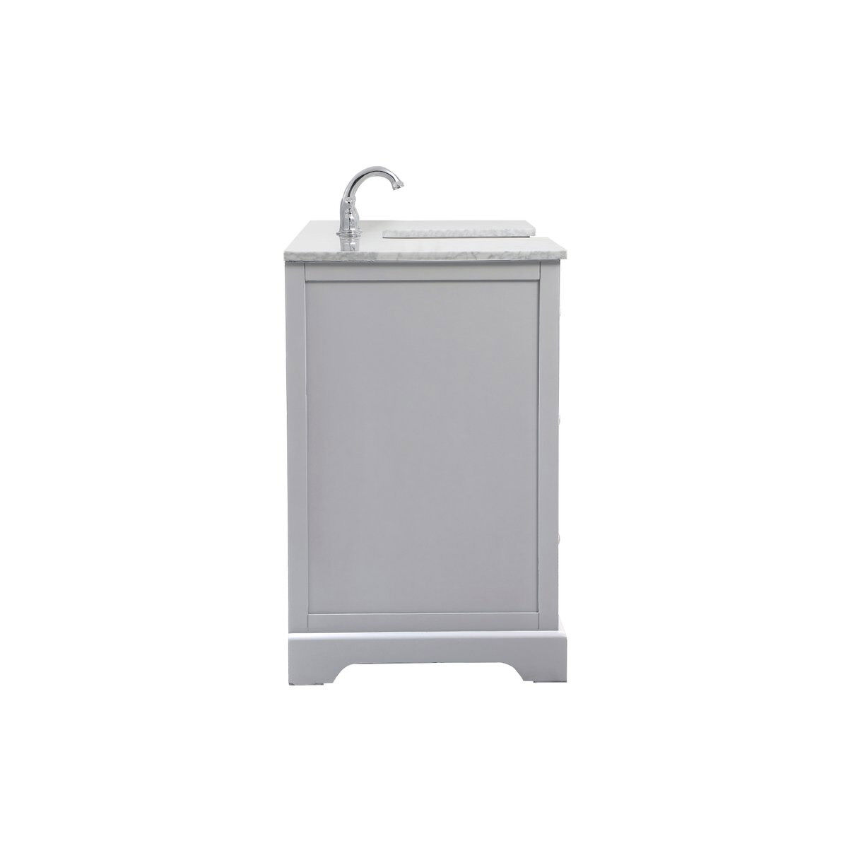 Franklin 60 X 22 X 34.75 inch Grey Bathroom Vanity Cabinet