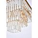 Sydney 13 Light 21.5 inch Satin Gold Chandelier Ceiling Light