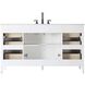 Millie 60 X 35 inch White Bathroom Vanity Cabinet