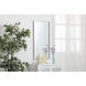 Monet 36 X 18 inch Silver Wall Mirror
