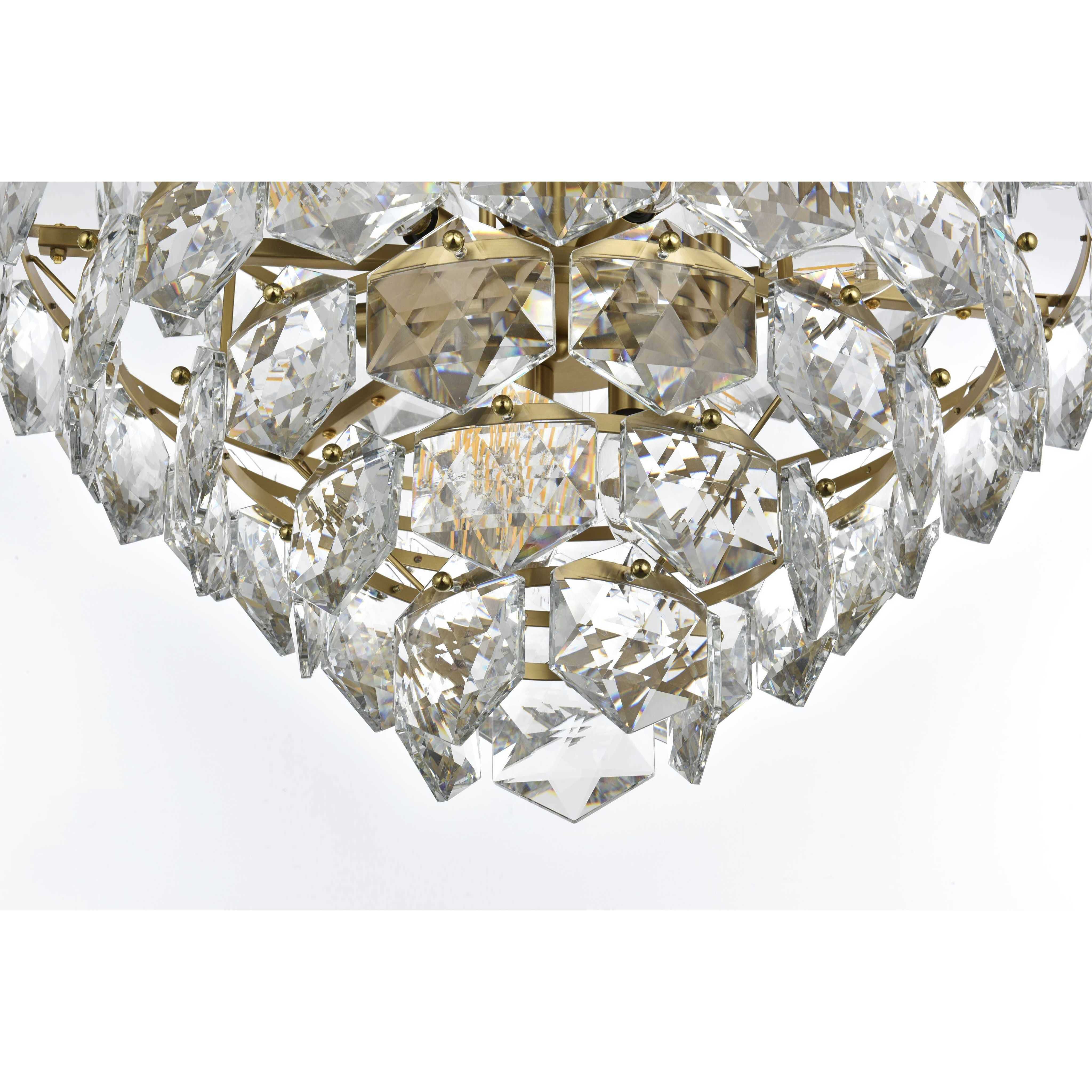 Adaline 15 Light 24 inch Satin Gold Chandelier Ceiling Light