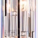 Sydney 2 Light 8 inch Polished Nickel Wall Sconce Wall Light in Clear, Urban Classic
