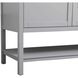 Heath 60 X 21.5 X 35 inch Grey Vanity Sink Set