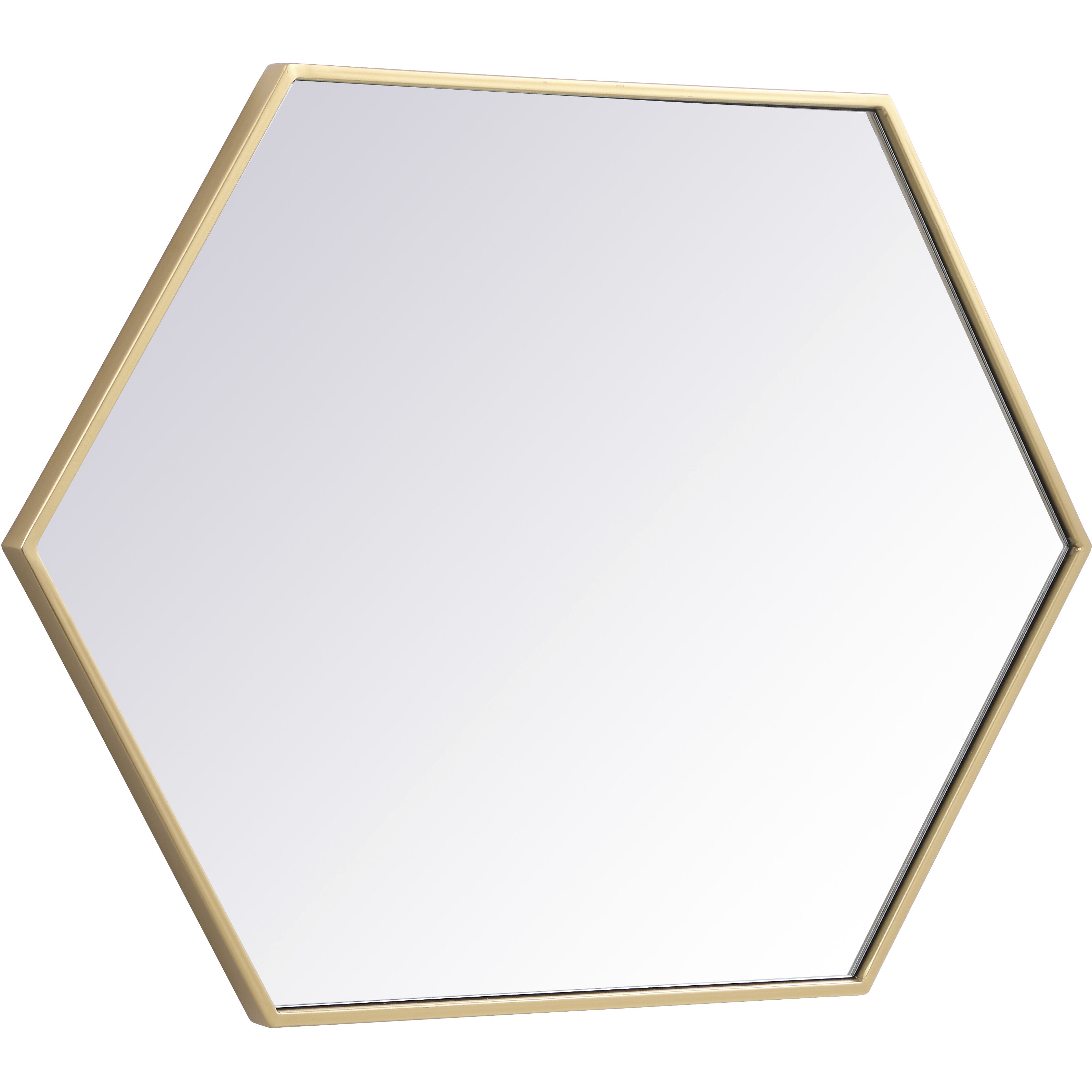 Eternity 34 X 24 inch Brass Wall Mirror