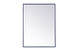 Monet 40 X 30 inch Blue Wall Mirror