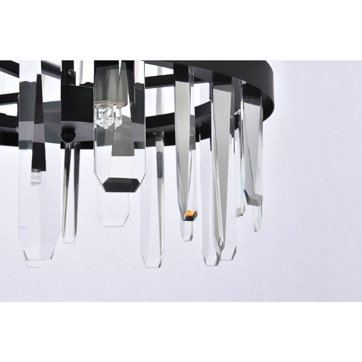 Serena 8 Light 16 inch Black Pendant Ceiling Light