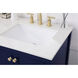Theo 60 X 22 X 34 inch Blue Vanity Sink Set