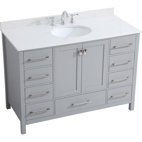 Irene 48 X 22 X 34 inch Gray Vanity Sink Set