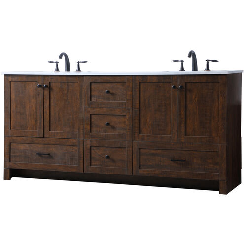 Soma 72 X 19 X 34 inch Expresso Vanity Sink Set