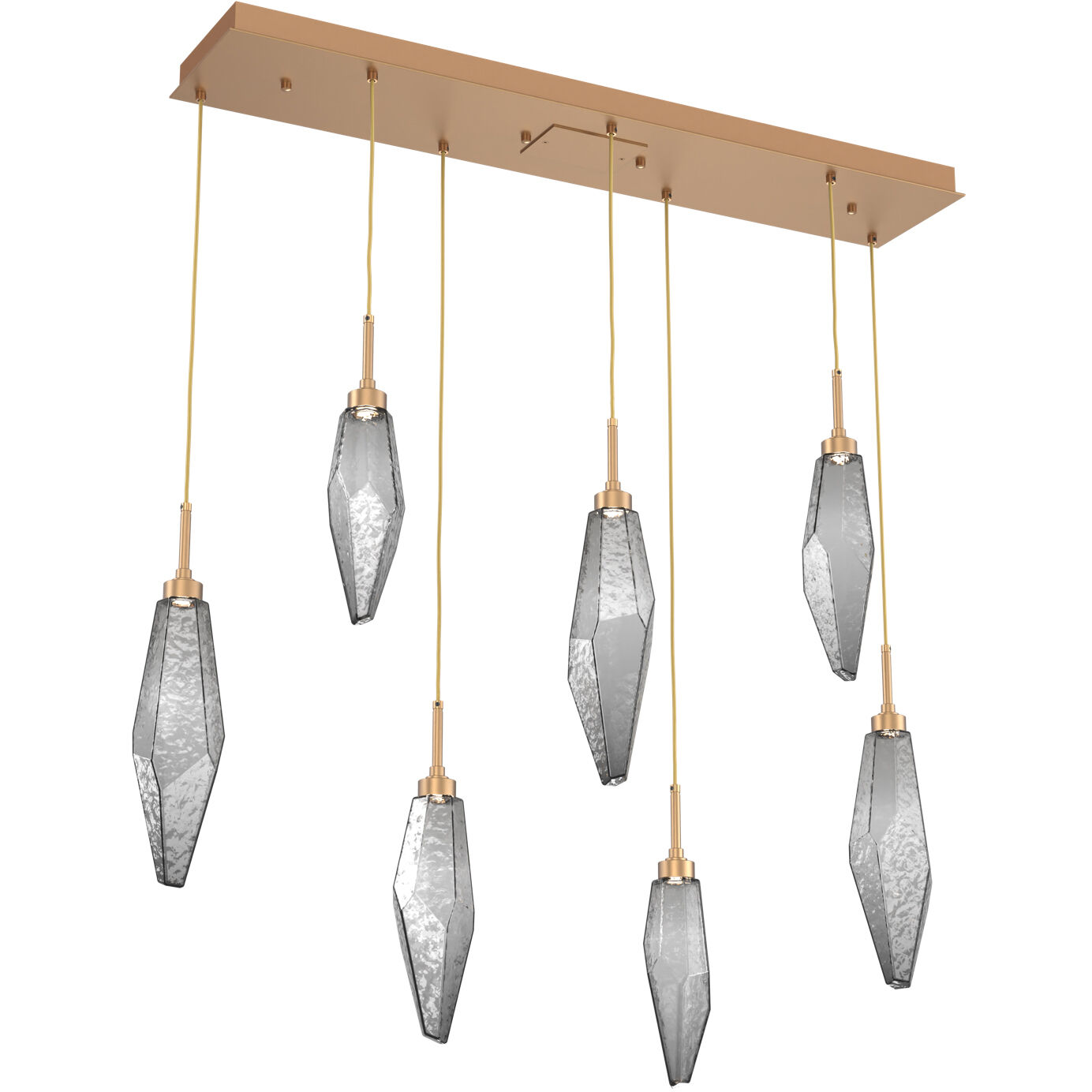 Rock Crystal 7 Light 44.00 inch Island Light