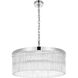 Harlow 6 Light 24 inch Chrome Chandelier Ceiling Light