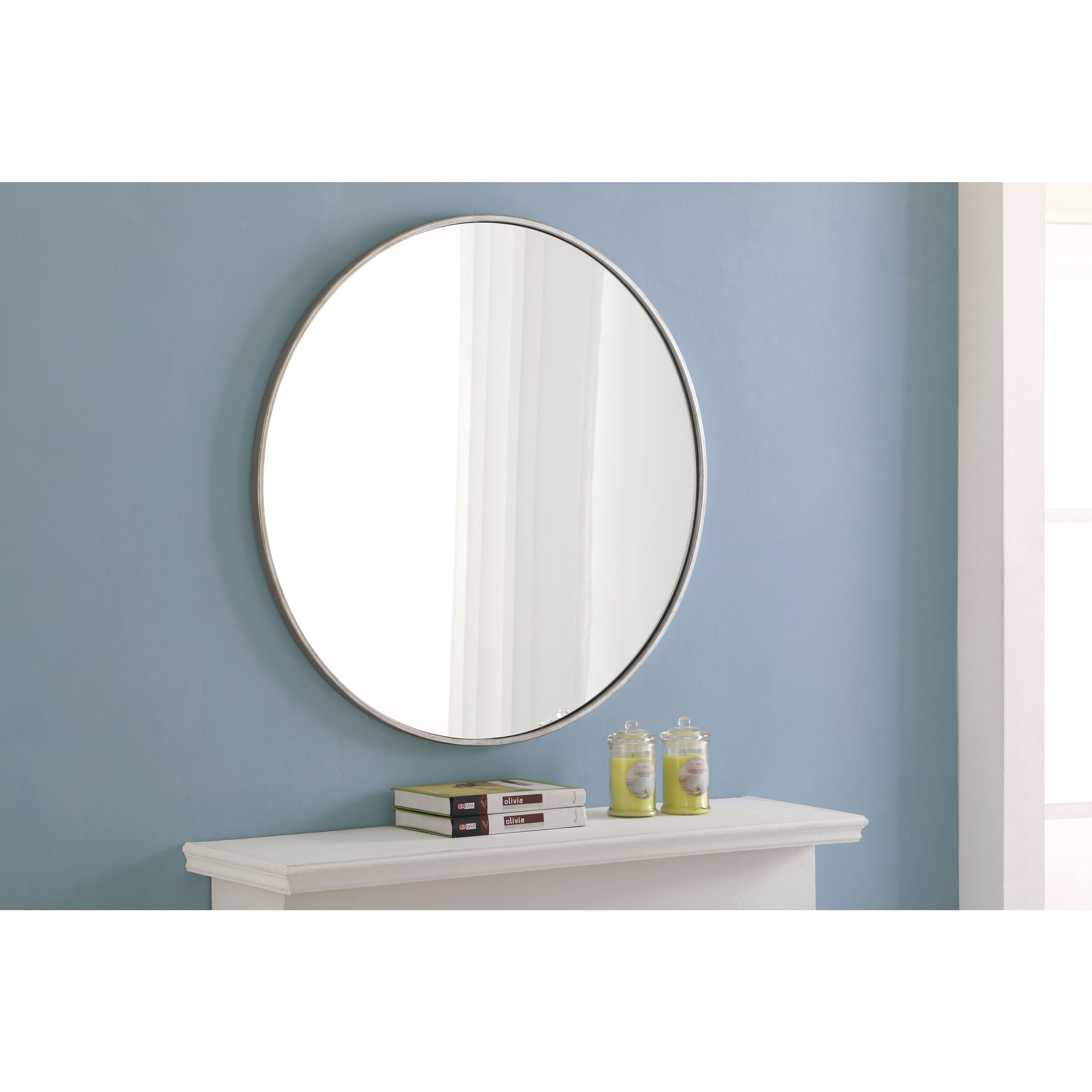 Eternity 32 X 32 inch Silver Wall Mirror