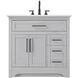 Remington 36 X 35 inch Grey Bathroom Vanity Cabinet