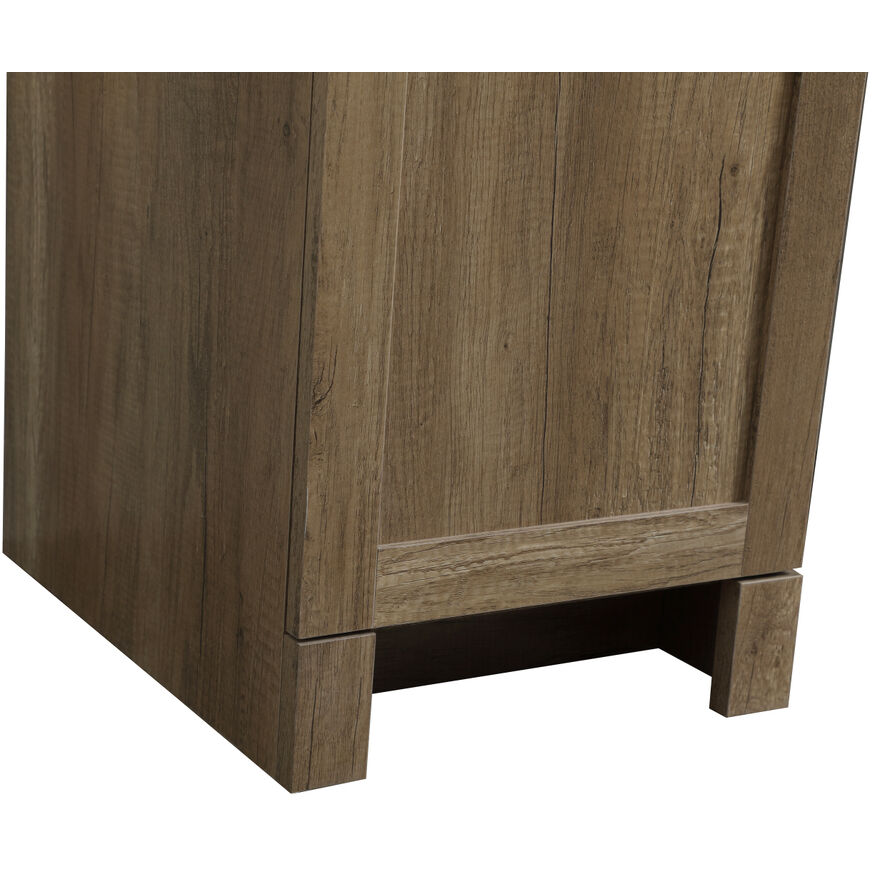 Cooper 60 X 19 X 34 inch Natural Oak Vanity Sink Set