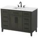 Virginia 48 X 35 inch Mocha Brown Bathroom Vanity Cabinet