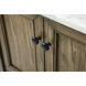 Metropolis 60 X 22 X 34 inch Driftwood Vanity Sink Set in Dark Walnut
