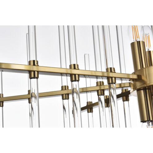 Sienna 8 Light 27 inch Gold Pendant Ceiling Light