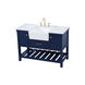 Clement 48 X 22 X 34 inch Blue Bathroom Vanity Cabinet