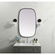 Brynn 40 X 24 inch Black Mirror in 24 x 40