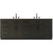 Alden 84 X 35 inch Mocha Brown Bathroom Vanity Cabinet